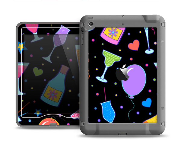The Neon Party Drinks Apple iPad Air LifeProof Nuud Case Skin Set