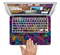 The Neon Robots Skin Set for the Apple MacBook Pro 15" with Retina Display