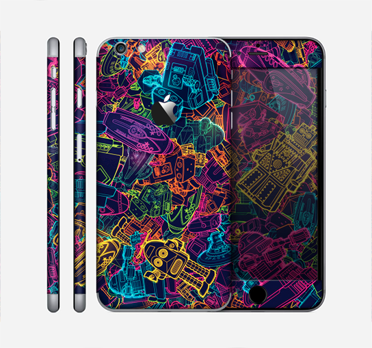 The Neon Robots Skin for the Apple iPhone 6 Plus