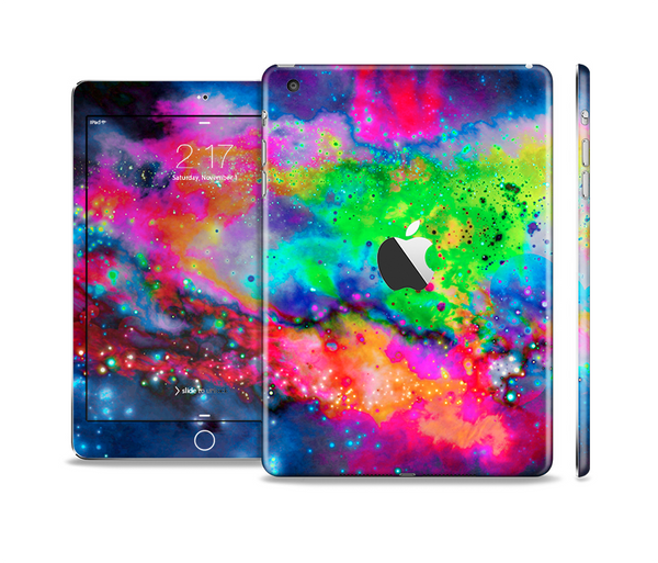 The Neon Splatter Universe Skin Set for the Apple iPad Mini 4