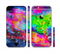 The Neon Splatter Universe Sectioned Skin Series for the Apple iPhone 6s