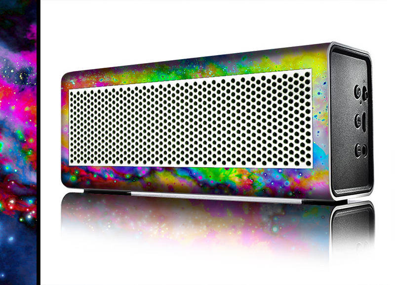 The Neon Splatter Universe Skin for the Braven 570 Wireless Bluetooth Speaker