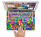 The Neon Sprinkles Skin Set for the Apple MacBook Pro 15" with Retina Display