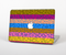 The Neon Striped Cheetah Animal Print Skin Set for the Apple MacBook Pro 15" with Retina Display