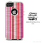 The Neon Striped Vintage Skin For The iPhone 4-4s or 5-5s Otterbox Commuter Case