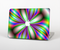 The Neon Tie-Dye Flower Skin Set for the Apple MacBook Pro 15" with Retina Display