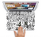 The Newspaper Letter Collage Skin Set for the Apple MacBook Pro 15" with Retina Display
