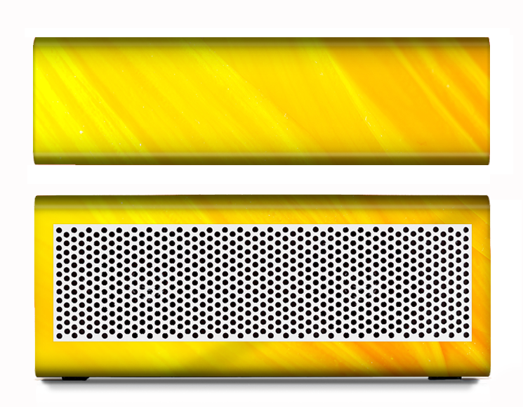 The Orange Abstract Wave Texture Skin for the Braven 570 Wireless Bluetooth Speaker