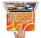 The Orange Candy Slices Skin Set for the Apple MacBook Pro 15" with Retina Display
