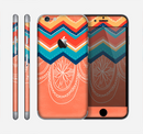 The Orange Dreamcatcher Chevron Skin for the Apple iPhone 6