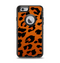 The Orange Vector Animal Print Apple iPhone 6 Otterbox Defender Case Skin Set