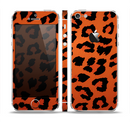 The Orange Vector Animal Print Skin Set for the Apple iPhone 5