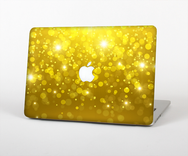The Orbs of Gold Light Skin Set for the Apple MacBook Pro 15" with Retina Display