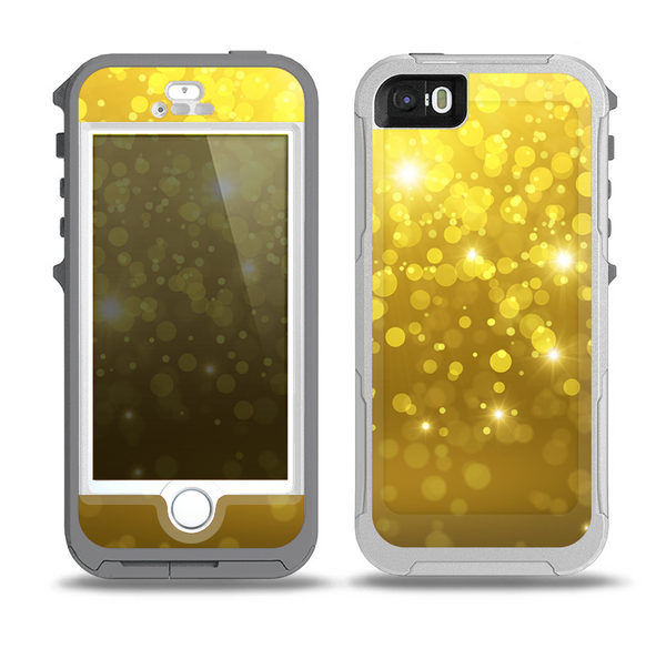 The Orbs of Gold Light Skin for the iPhone 5-5s OtterBox Preserver WaterProof Case