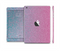 The OverLock Pink to Blue Swirls Skin Set for the Apple iPad Mini 4
