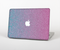 The OverLock Pink to Blue Swirls Skin Set for the Apple MacBook Pro 15" with Retina Display