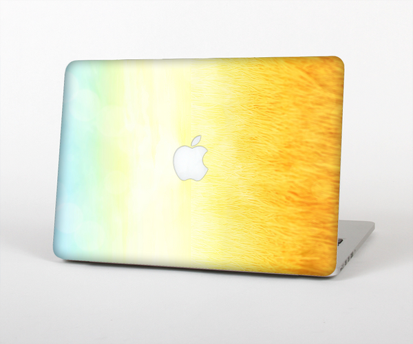 The Painted Tall Grass with Sunrise Skin Set for the Apple MacBook Pro 15" with Retina Display