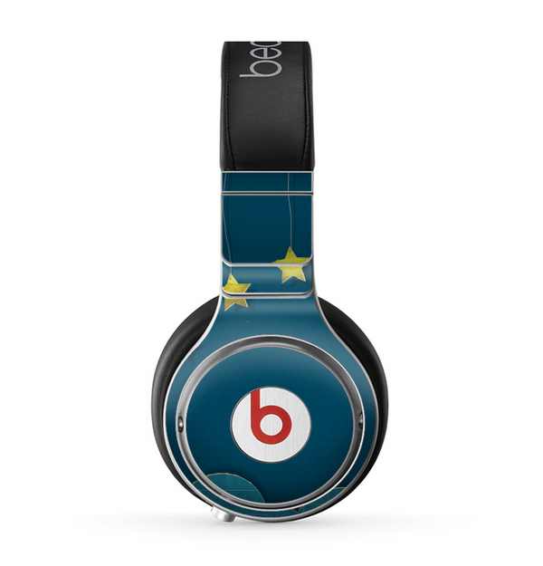 The Paper Stars and Moon Skin for the Beats by Dre Pro Headphones