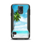 The Paradise Beach Palm Tree Samsung Galaxy S5 Otterbox Commuter Case Skin Set