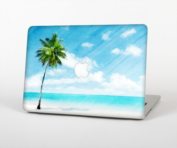 The Paradise Beach Palm Tree Skin Set for the Apple MacBook Pro 15" with Retina Display
