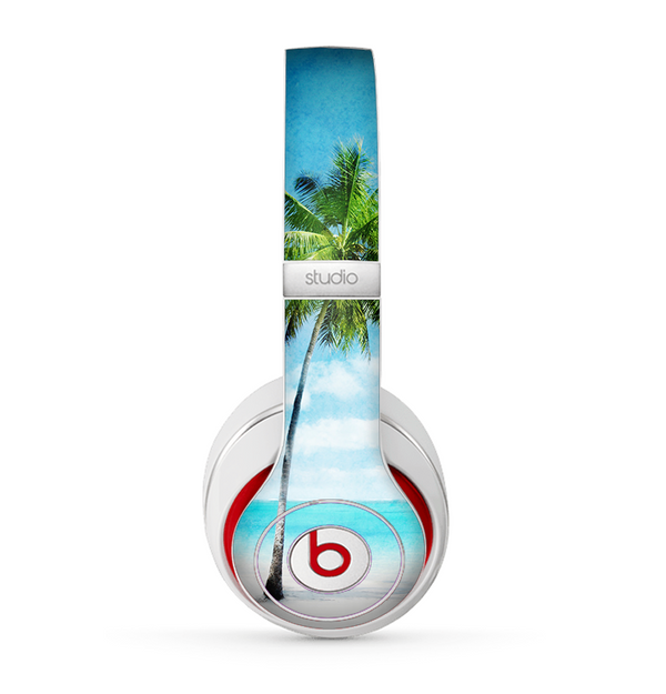 The Paradise Beach Palm Tree Skin for the Beats by Dre Studio (2013+ Version) Headphones