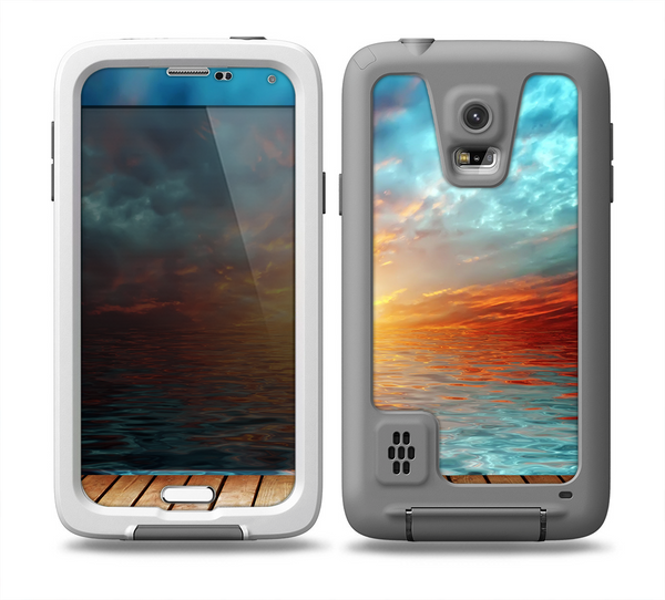 The Paradise Sunset Ocean Dock Skin Samsung Galaxy S5 frē LifeProof Case