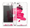 The Paris Pink Illustration Skin Set for the Apple iPhone 5