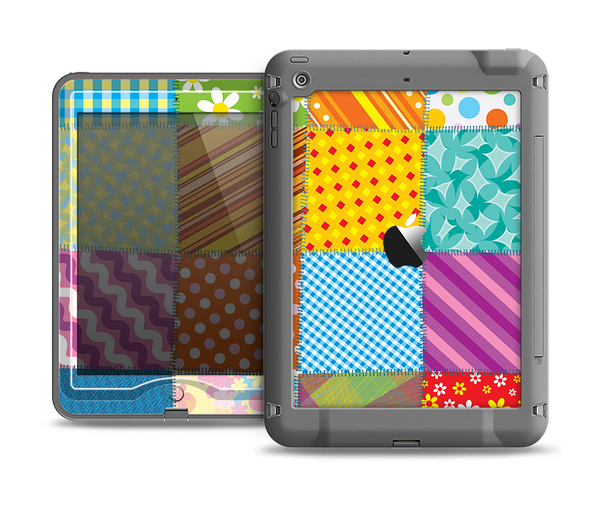 The Patched Various Hot Patterns Apple iPad Air LifeProof Nuud Case Skin Set