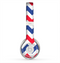The Patriotic Chevron Pattern Skin for the Beats by Dre Solo 2 Headphones