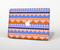 The Pink-Blue & Coral Tribal Ethic Geometric Pattern Skin Set for the Apple MacBook Pro 15" with Retina Display