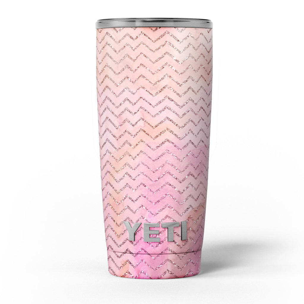 The Pink Abstract Watercolor Sparkling Chevron - Skin Decal Vinyl Wrap –  DesignSkinz