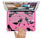 The Pink & Black High-Heel Pattern V12 Skin Set for the Apple MacBook Pro 15" with Retina Display