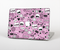 The Pink & Black Love Skulls Pattern V3 Skin Set for the Apple MacBook Pro 15" with Retina Display