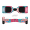 The Pink & Blue Floral Illustration Full-Body Skin Set for the Smart Drifting SuperCharged iiRov HoverBoard