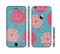 The Pink & Blue Floral Illustration Sectioned Skin Series for the Apple iPhone 6 Plus