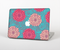 The Pink & Blue Floral Illustration Skin Set for the Apple MacBook Pro 15" with Retina Display