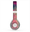 The Pink & Blue Grunge Wood Planks Skin for the Beats by Dre Solo 2 Headphones