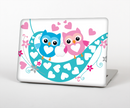 The Pink & Blue Vector Love Birds Skin Set for the Apple MacBook Pro 15" with Retina Display