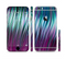 The Pink & Blue Vector Swirly HD Strands Sectioned Skin Series for the Apple iPhone 6s
