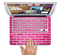 The Pink Brick Wall Skin Set for the Apple MacBook Pro 13" with Retina Display