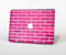 The Pink Brick Wall Skin Set for the Apple MacBook Pro 13" with Retina Display