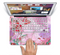 The Pink Bright Watercolor Floral Skin Set for the Apple MacBook Pro 15" with Retina Display