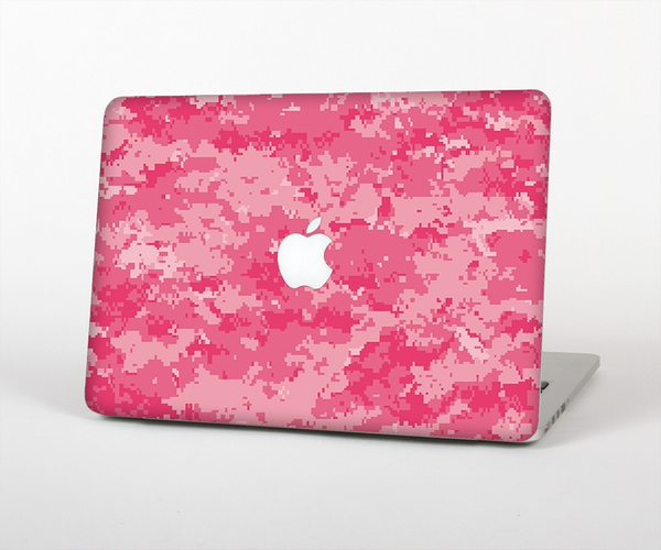The Pink Digital Camouflage Skin Set for the Apple MacBook Pro 13" with Retina Display