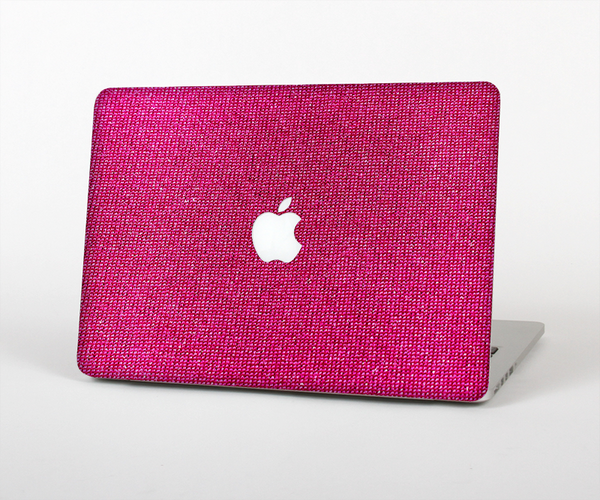 The Pink Fabric Skin Set for the Apple MacBook Pro 13" with Retina Display