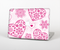 The Pink Floral Designed Hearts Skin Set for the Apple MacBook Pro 15" with Retina Display