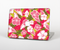 The Pink & Green Hawaiian Floral Pattern V4 Skin Set for the Apple MacBook Pro 15" with Retina Display