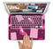 The Pink High Heel Shopping Pattern Skin Set for the Apple MacBook Pro 13" with Retina Display