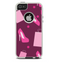 The Pink High Heel Shopping Pattern Skin For The iPhone 5-5s Otterbox Commuter Case