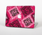 The Pink Patched Animal Print Skin Set for the Apple MacBook Pro 15" with Retina Display