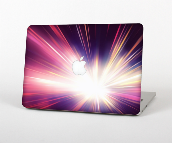 The Pink Rays of Light Skin Set for the Apple MacBook Pro 15" with Retina Display